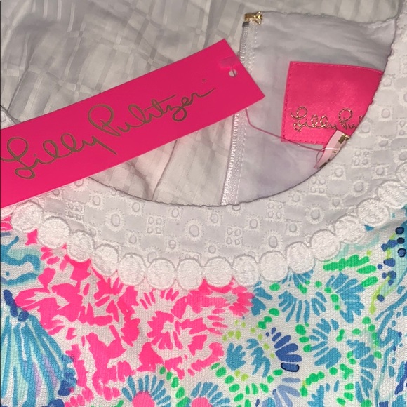 Lilly Pulitzer Mika Stretch Shift Dress Multi Sink - Picture 8 of 8